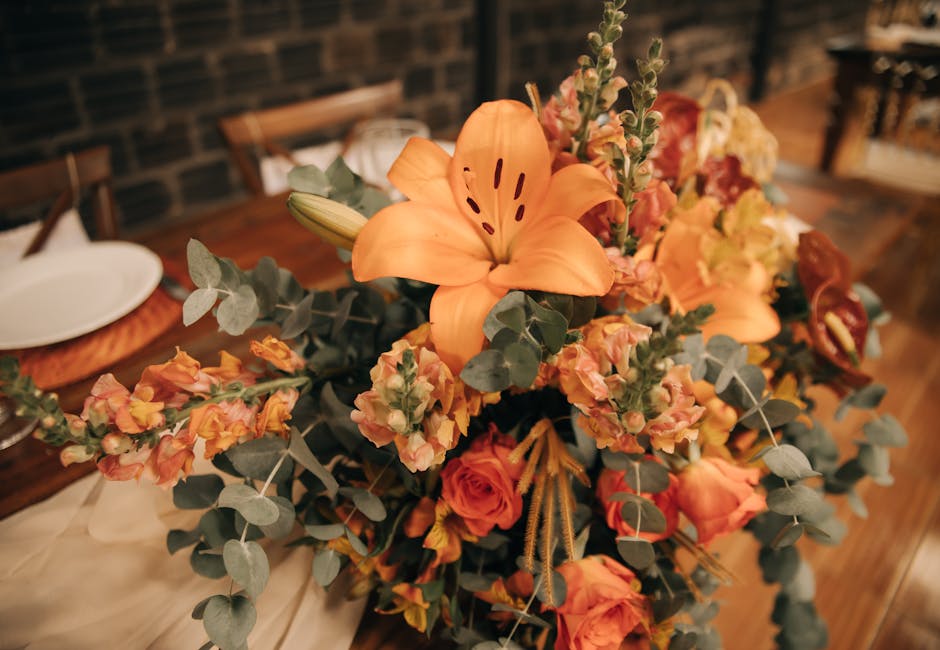 Table d'honneur mariage centres décoratifs